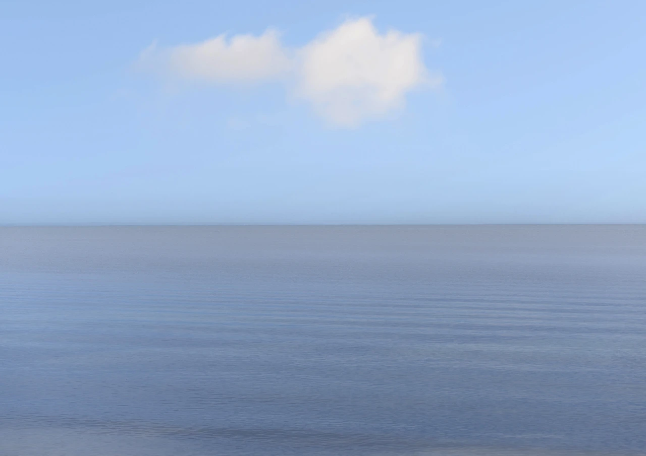 Cloud on a beach
