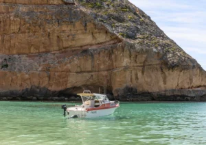 green water and discovering a new beach