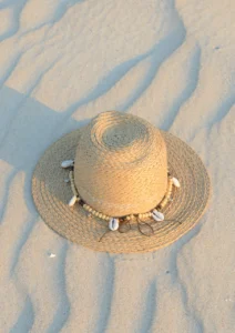 sun hat in the sand
