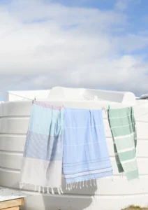 Towels in the breeze