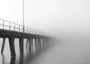 Marion Bay on a foggy morning