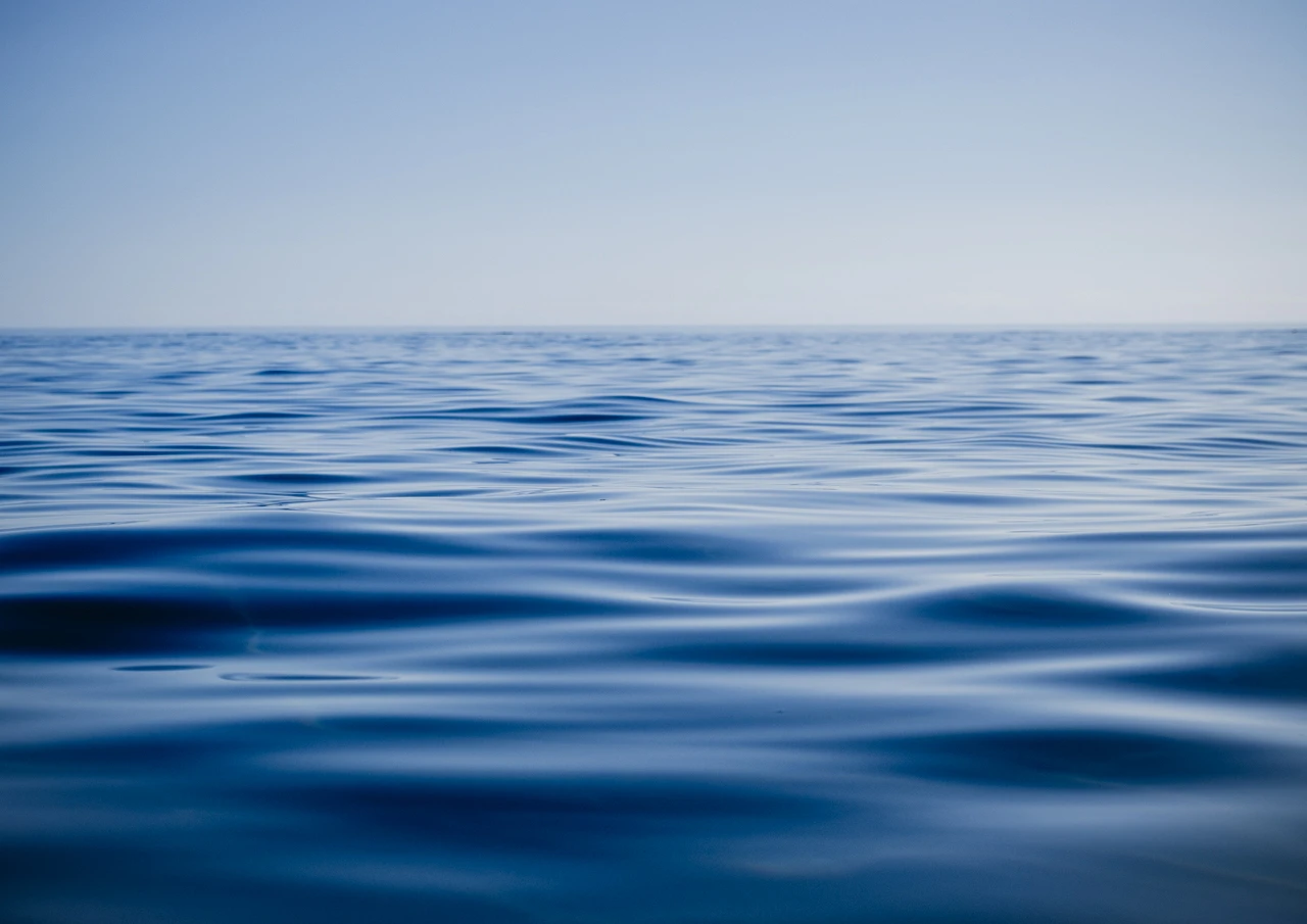 Blue calm ocean water Calm blue sea water