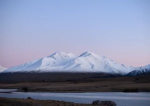 The twin peaks of My Potts, New Zealand