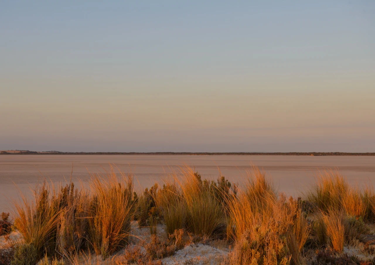 A salt lake in Yorke Peninsula