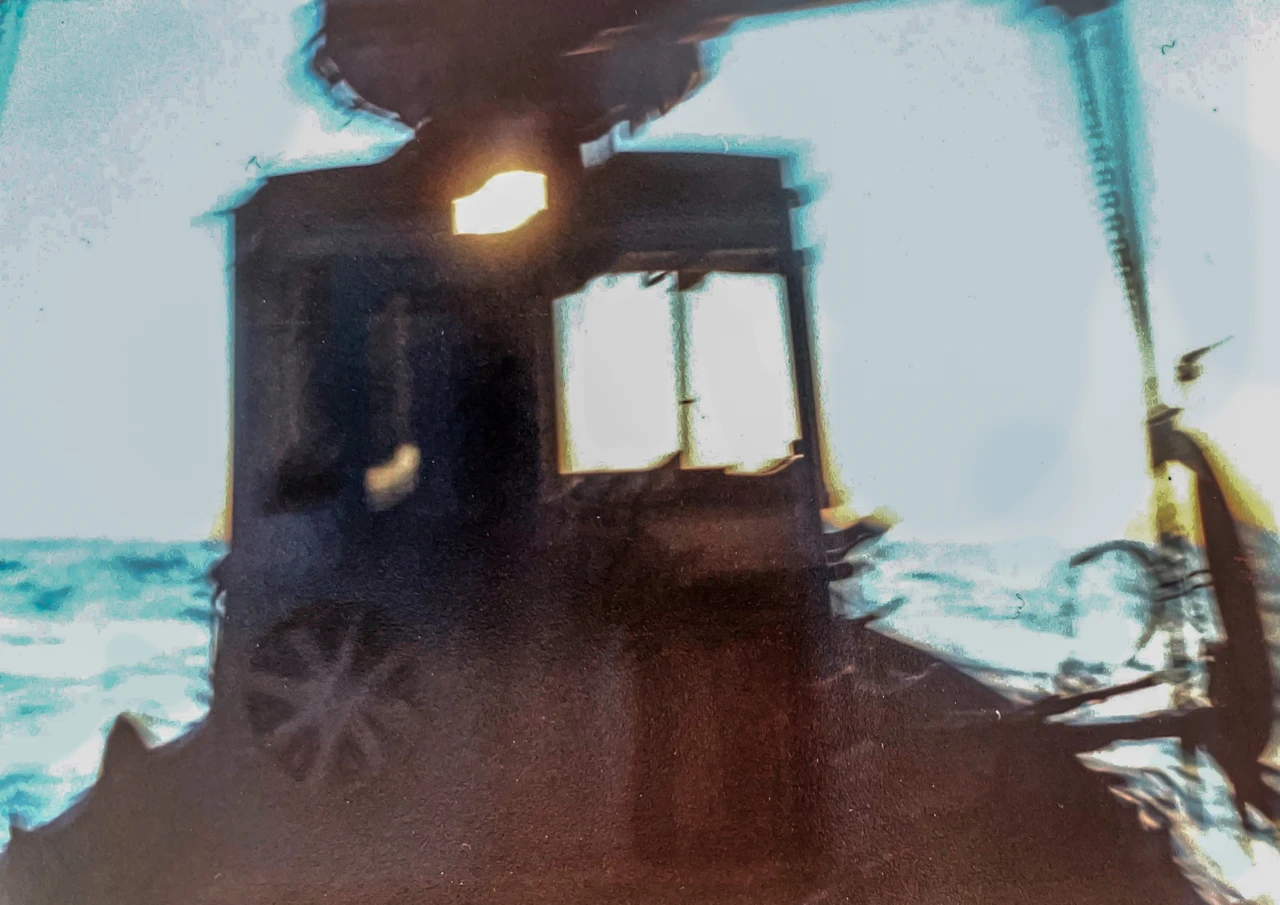 Virgo early in the morning Setting off fishing in the morning old photo