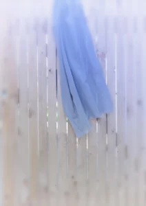 Blue scarf