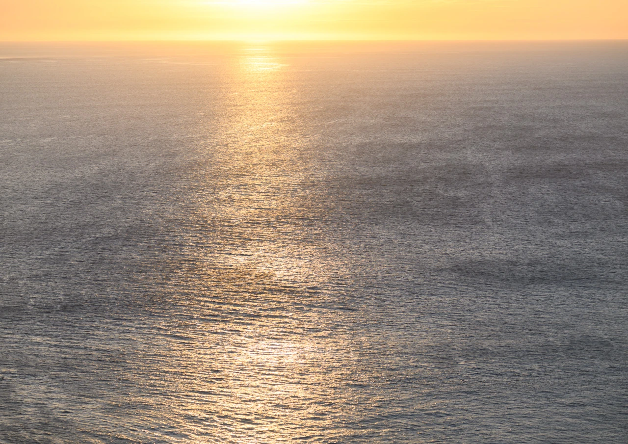 Sunshine on the waters Sunshine on the sea water