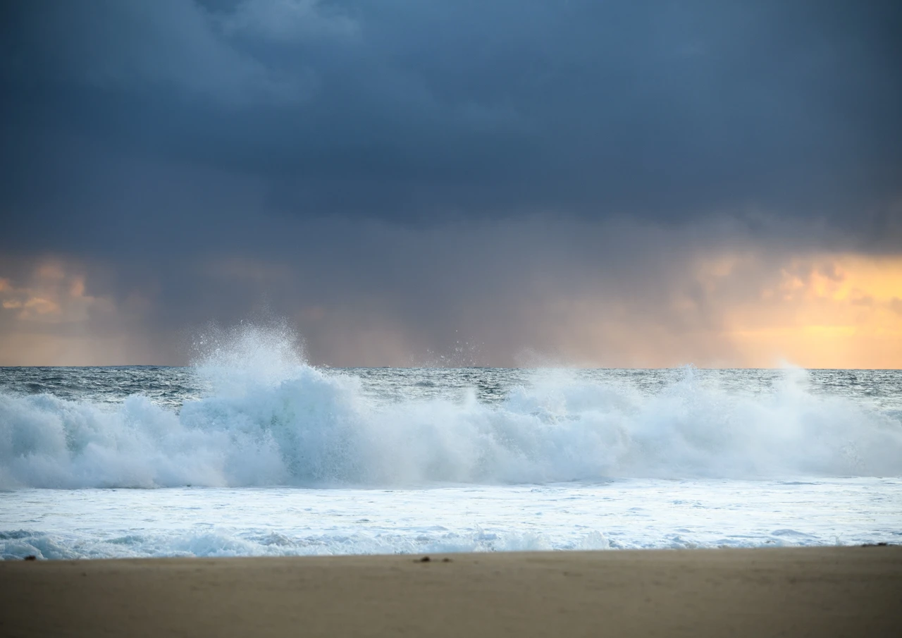 Wild weather on the coast