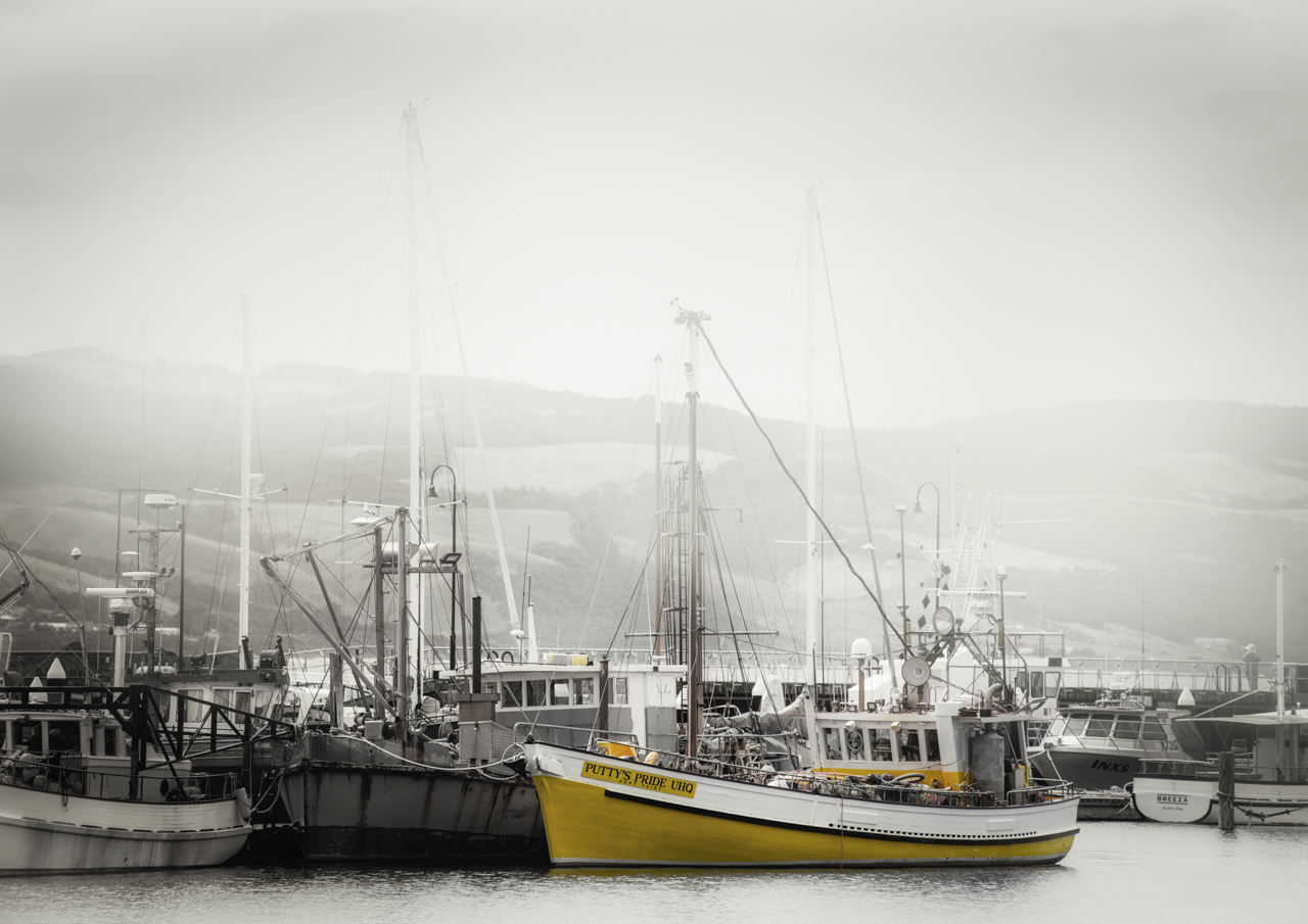 Fishing boats at rest Fishing boats moored