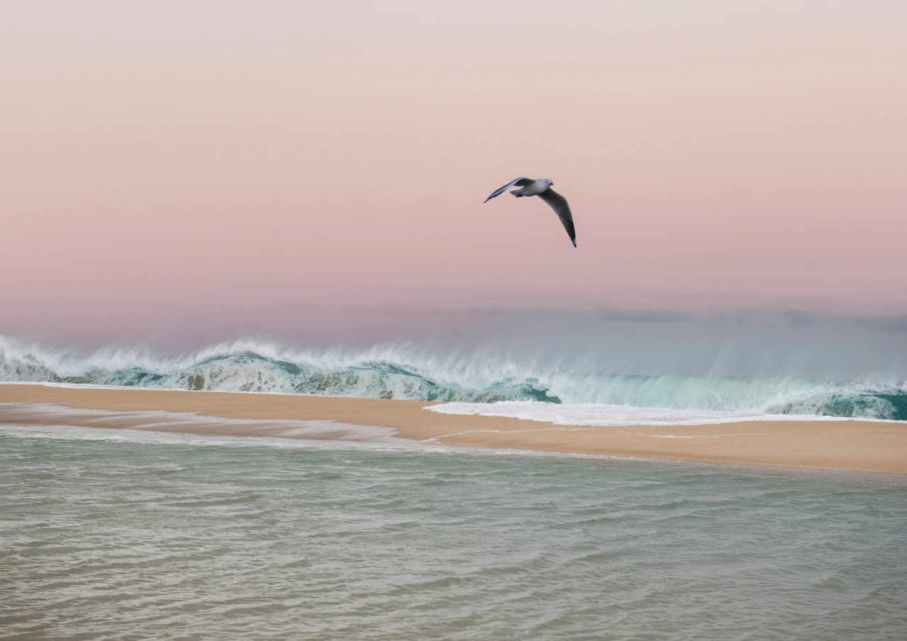 West Cape beach and new sky in photoshop