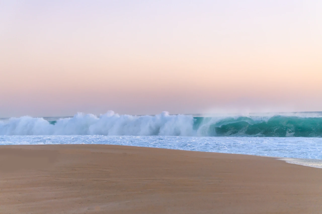 Ethels beach at sunset Ethels beach at sunset