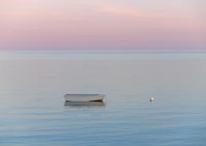 Little boat moored at Port Clinton