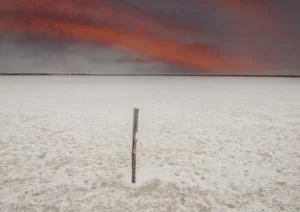 A salt lake in Innes National Park