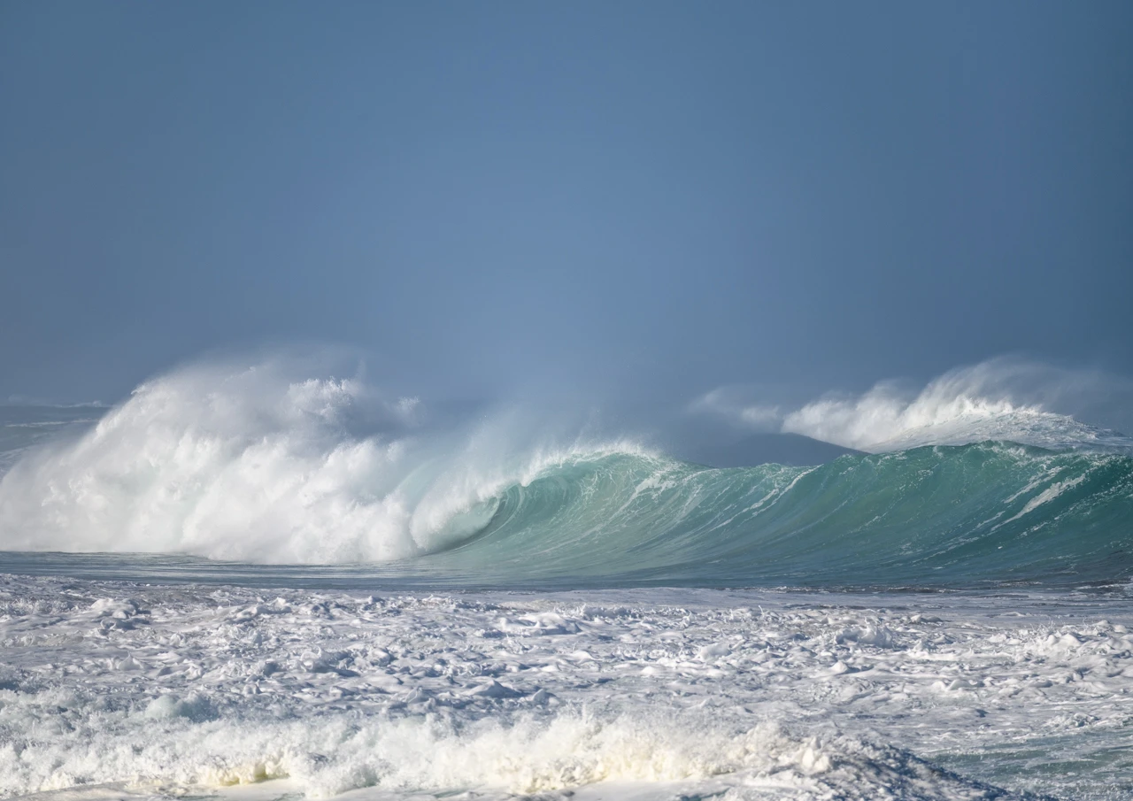 Another wave coming behind, South Australian beaches Another wave behind West cape beach