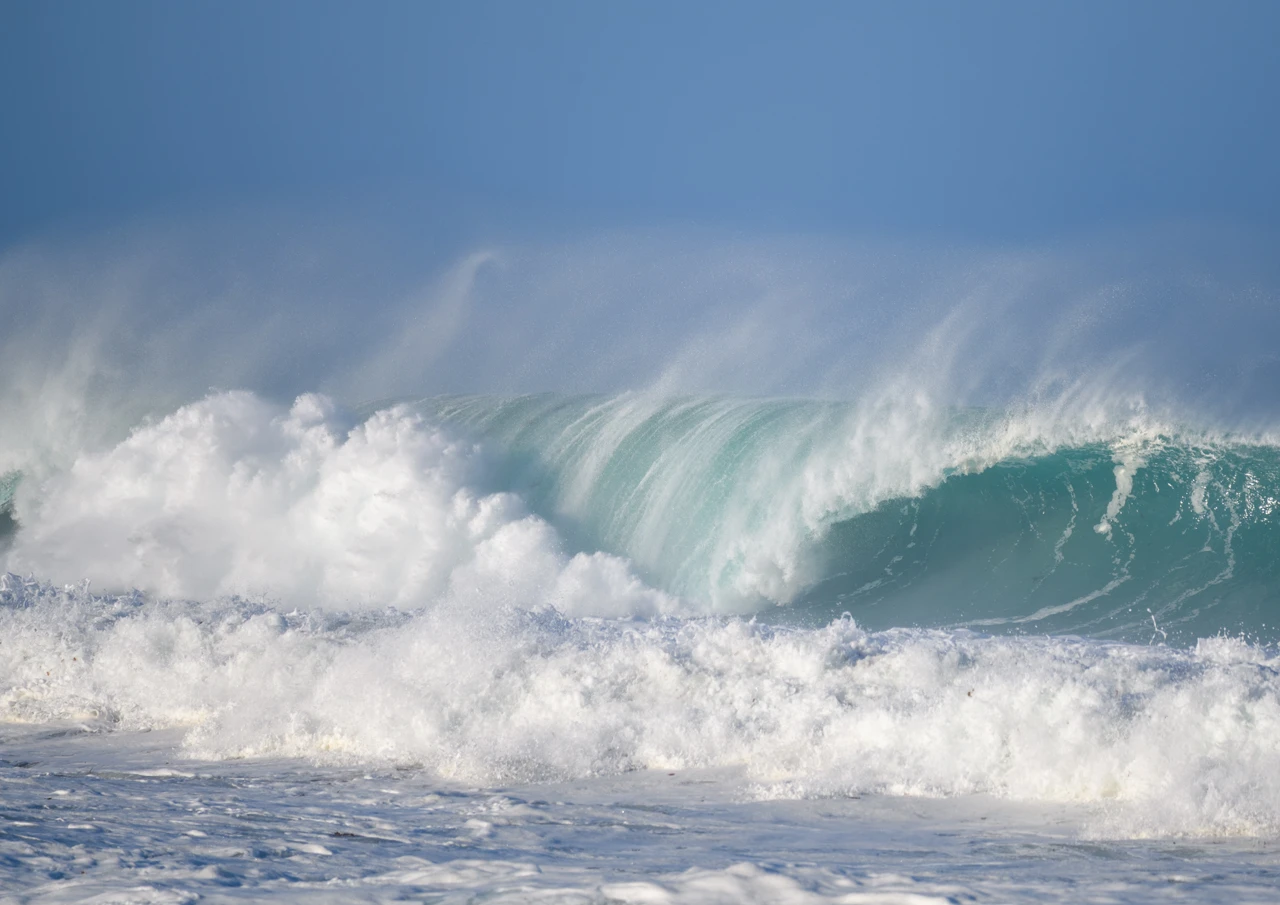 Big waves at West Cape beach Big waves West Cape beach Innes National Park, West Cape