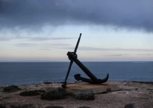 Anchor at Ethel beach. Yorke peninsula
