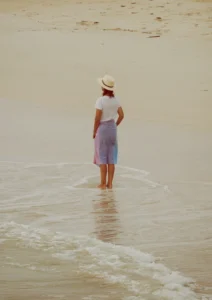 Wendy Philip at the beach