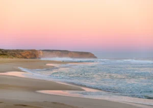 West cape and a pink sunset, Yorke peninsula